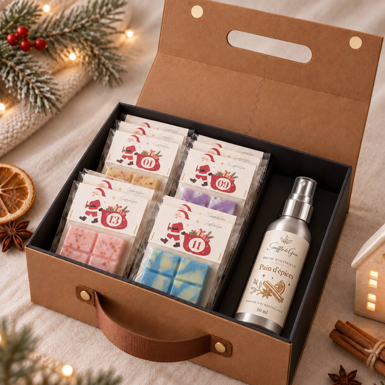 calendrier de l'avent - les secrets de noël - édition gourmande et fruitée