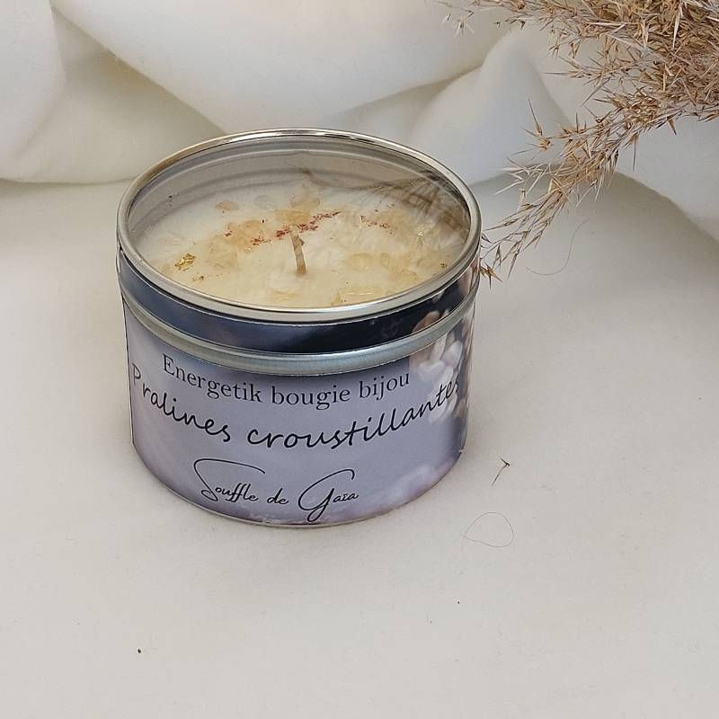 Miniature : bougie bijou praline croustillantes