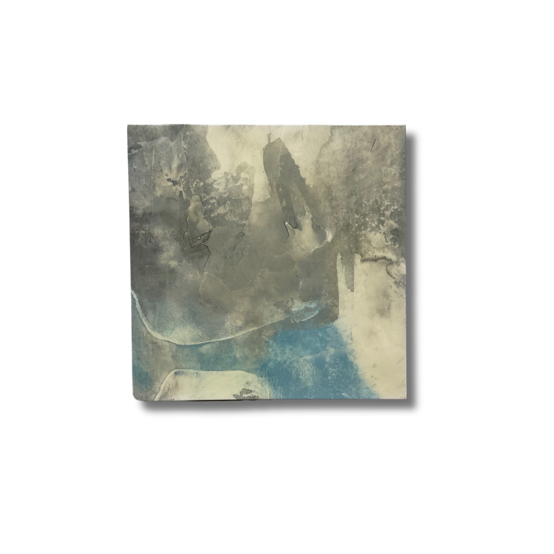 Blue/ grey/ beige marble painting