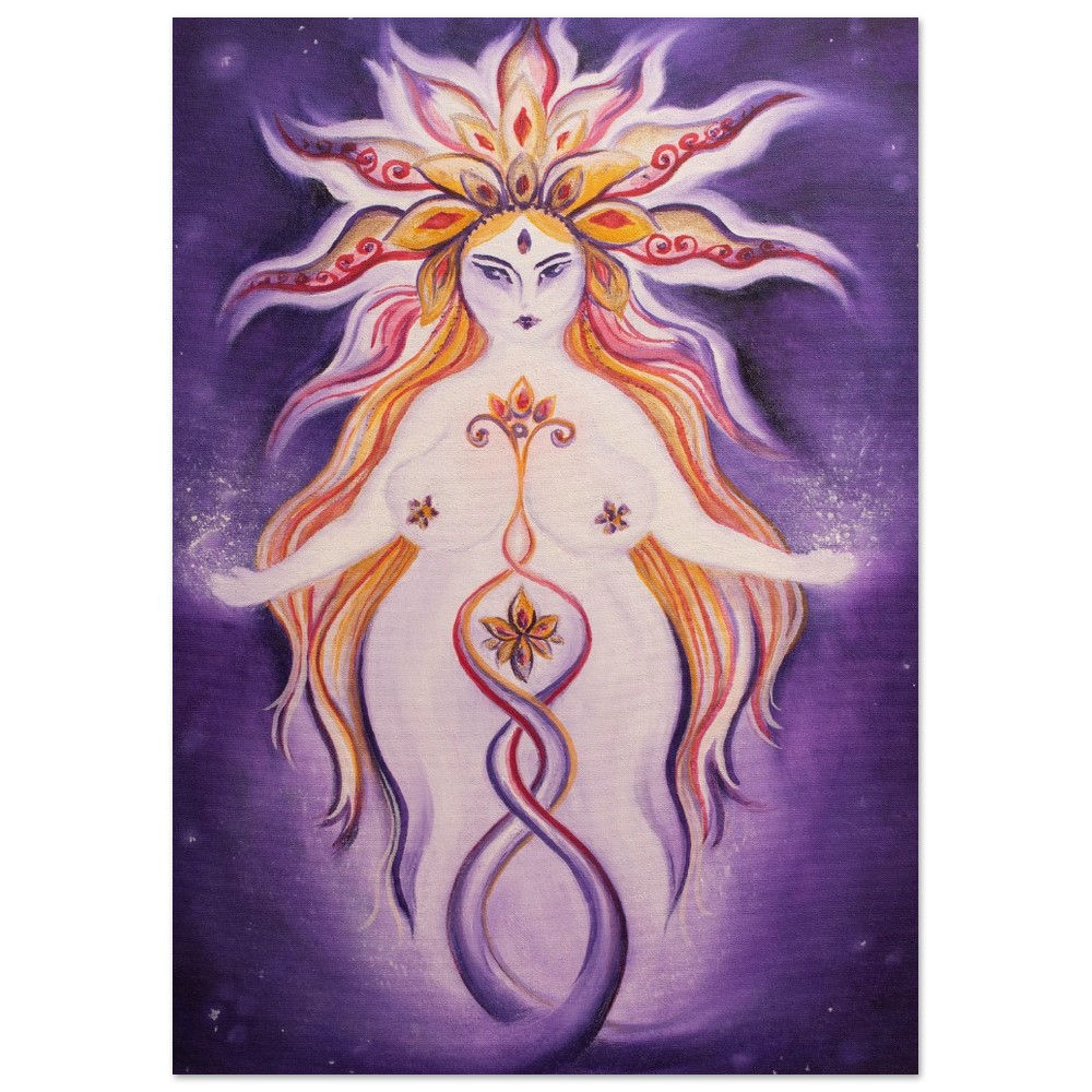 Kosmische Urmutter - Poster matt in Museumsqualität