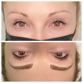 Microblading with shading