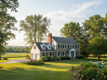 Home situated in beautiful hunterdon county