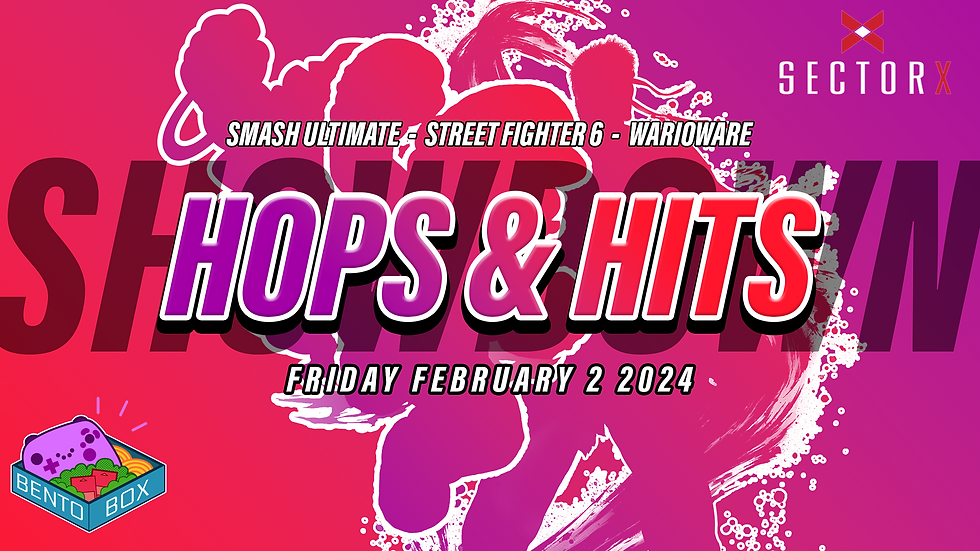 Hops & Hits - Bento Box Gaming Collab