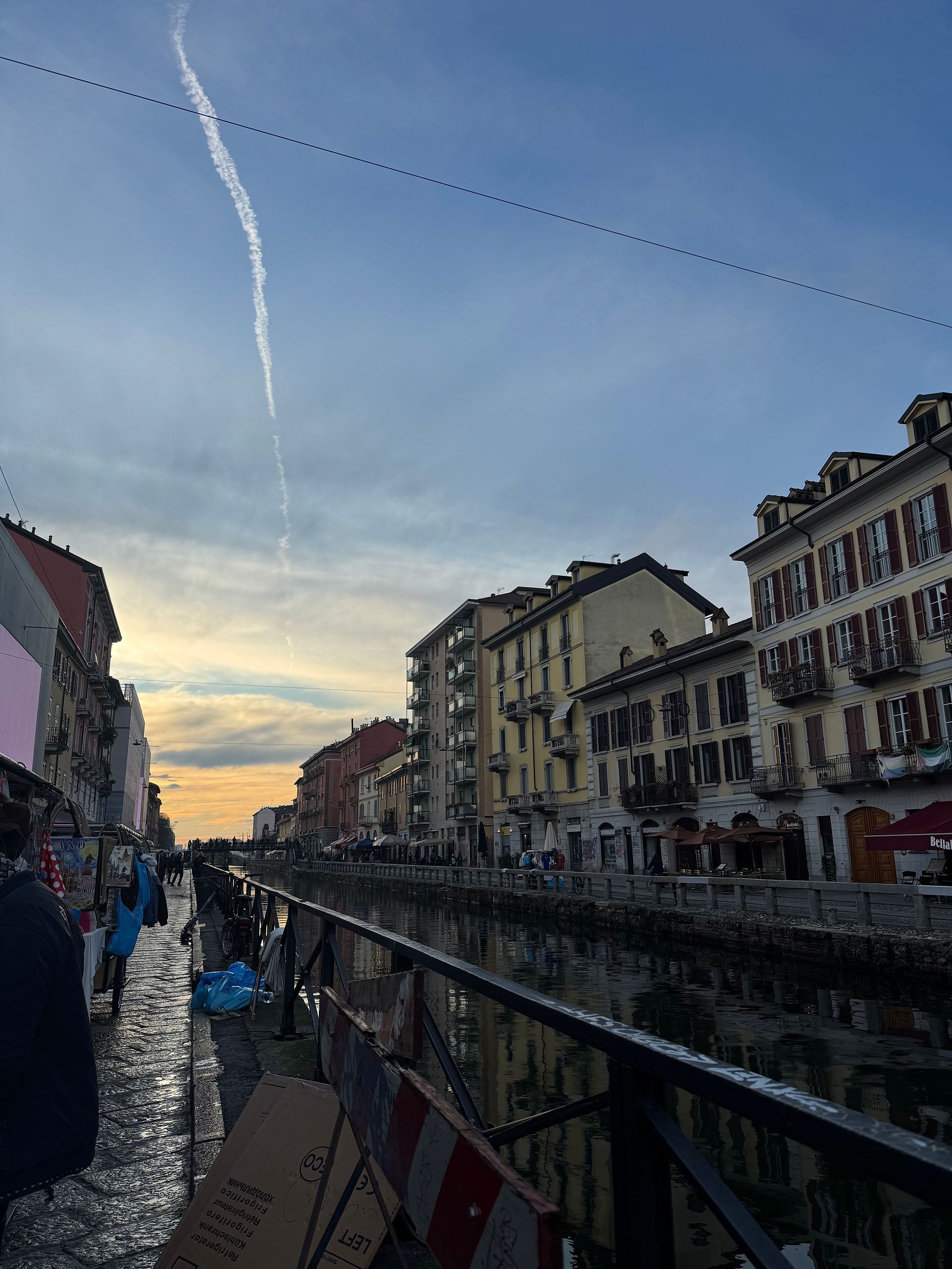 Canal in Milan 