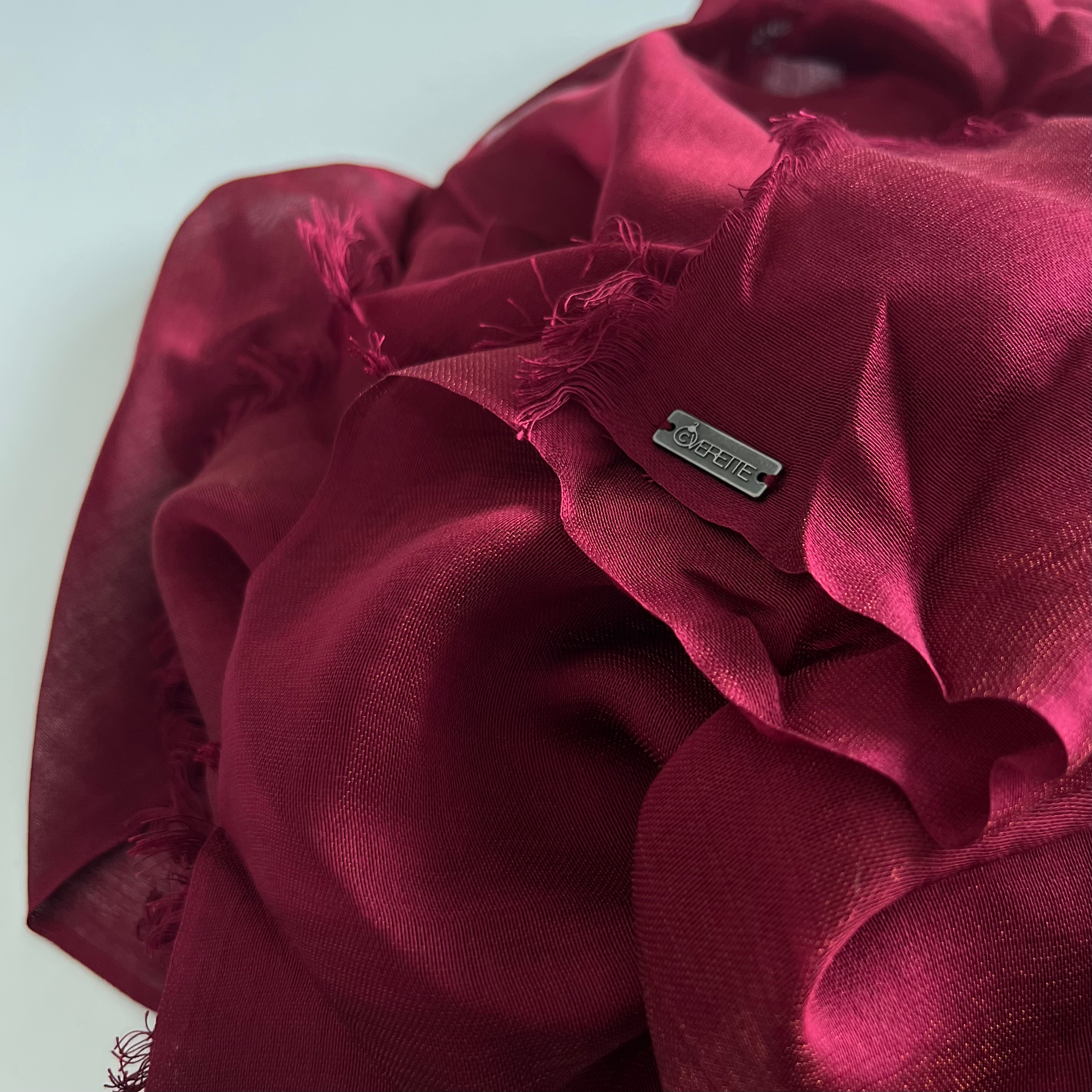 Cranberry Silk Hijab