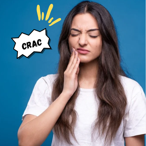 Vous avez la mâchoire qui craque ou des tensions au niveau du visage ?