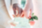 Couple holding hands
