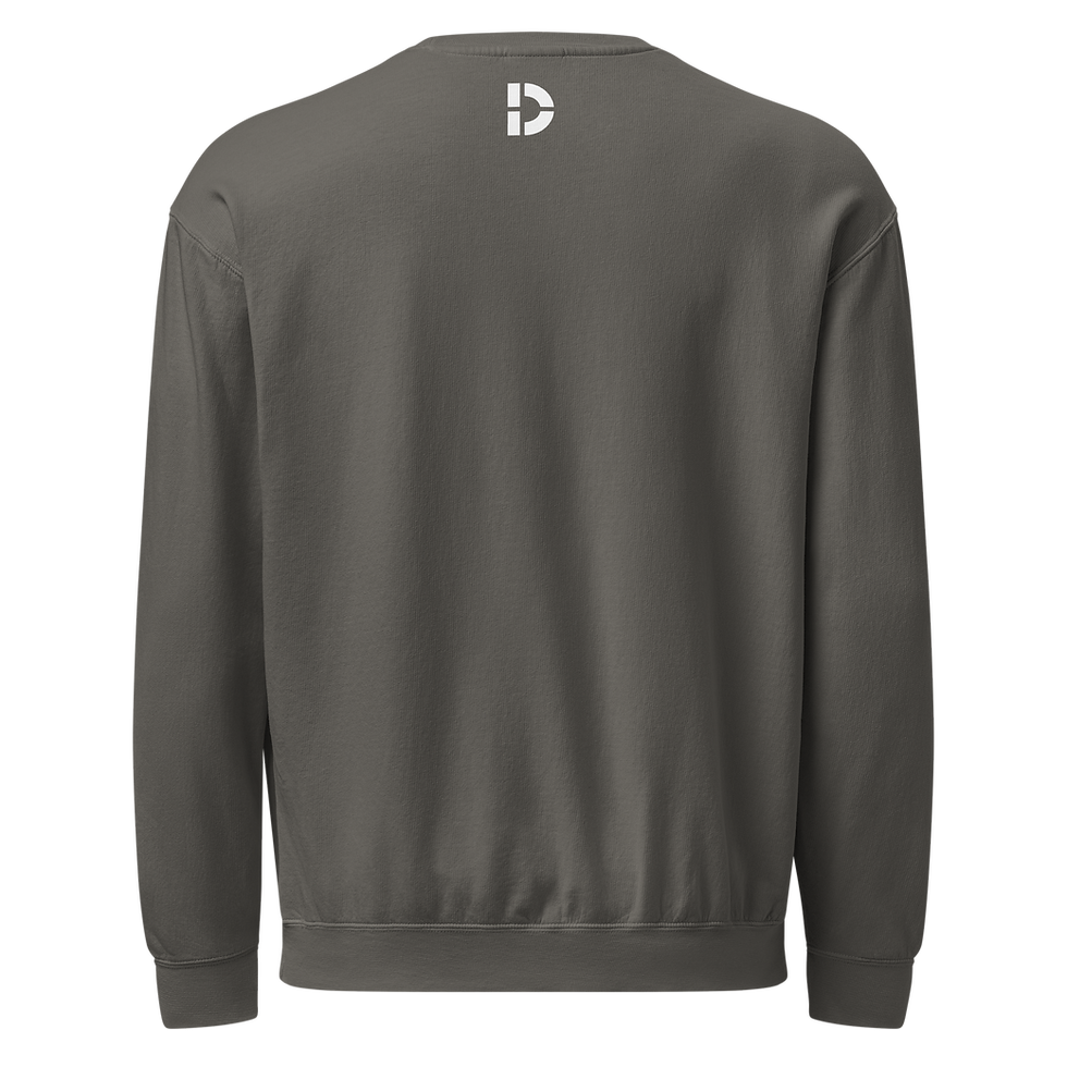 Thumbnail: Dash Media Comfort Color fleece crewneck sweatshirt