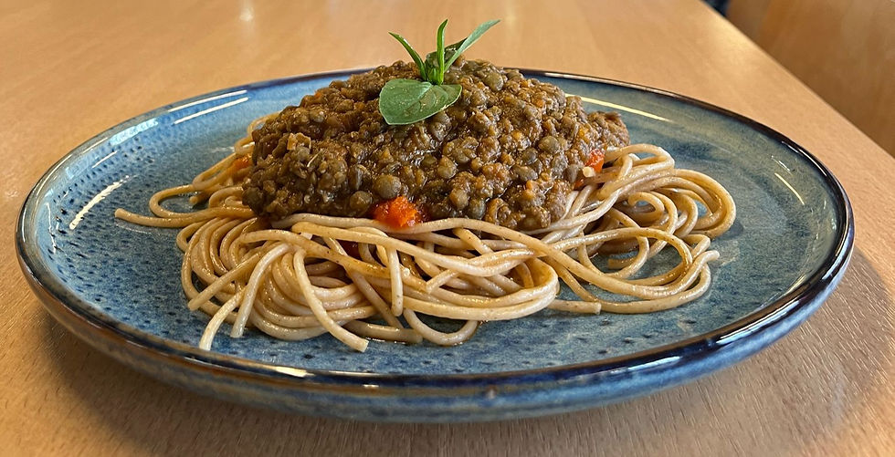 DIENSTAG: PASTA MIT LINSENBOLOGNAISE image