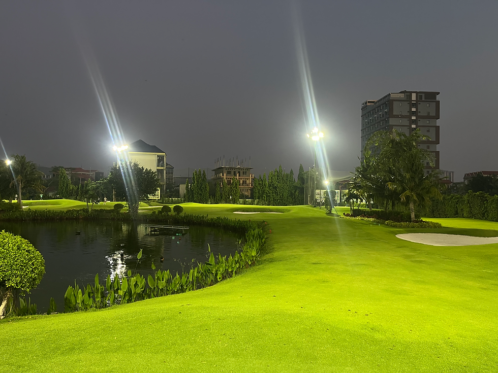 Golf course great for golfer trying to break 100.