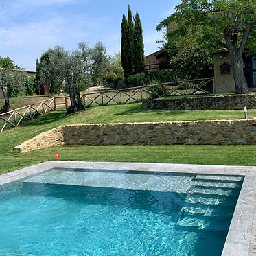 Podere Cillieri - Pool area