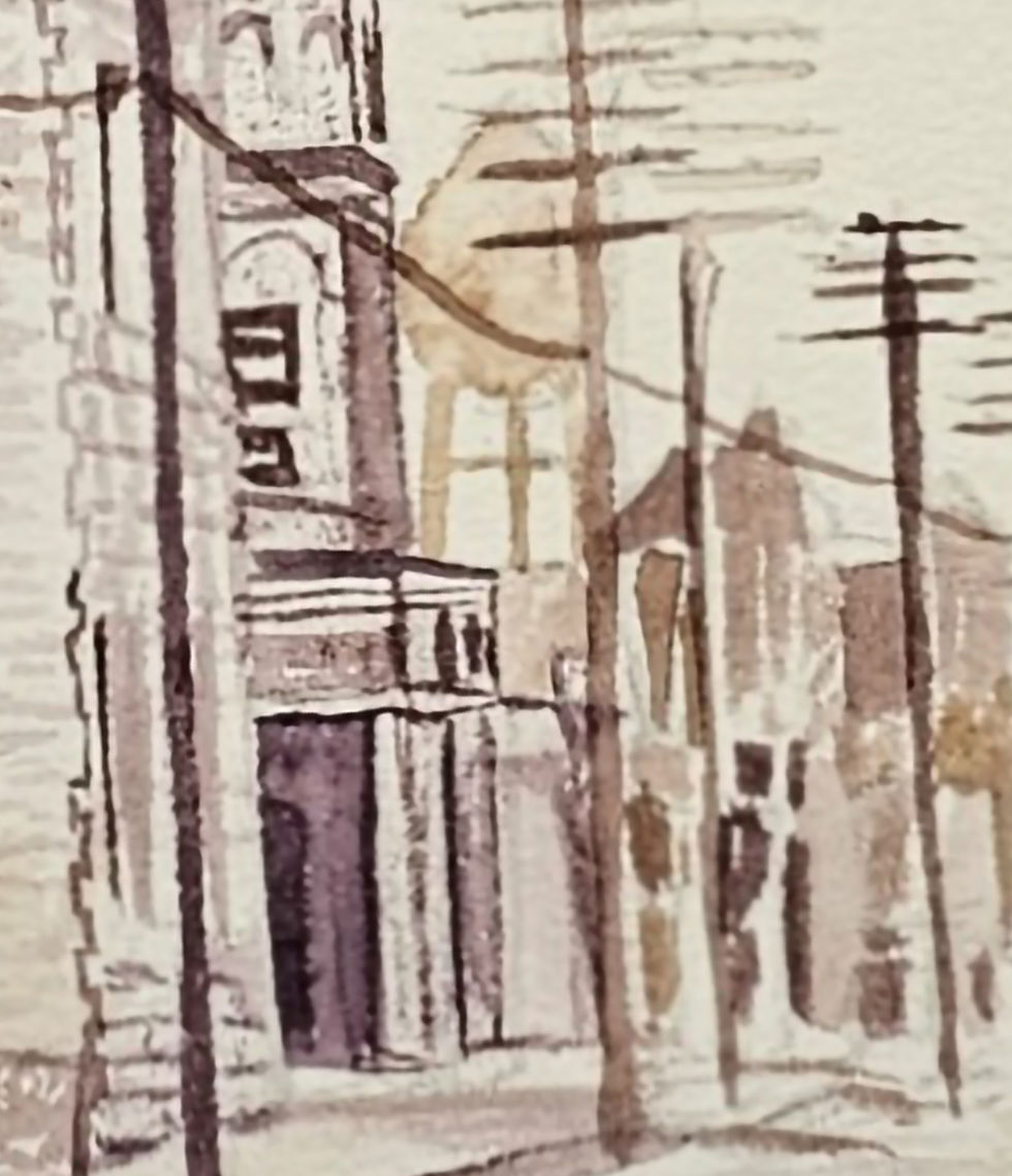 Thumbnail: Old Town  (Watercolor Painting)