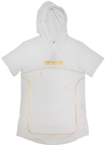 Thumbnail: Gold Trimmed Hooded Tee