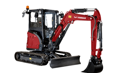 Miniescavadeira Yanmar Vio 38 Bobcat 3,5 toneladas rizam locações