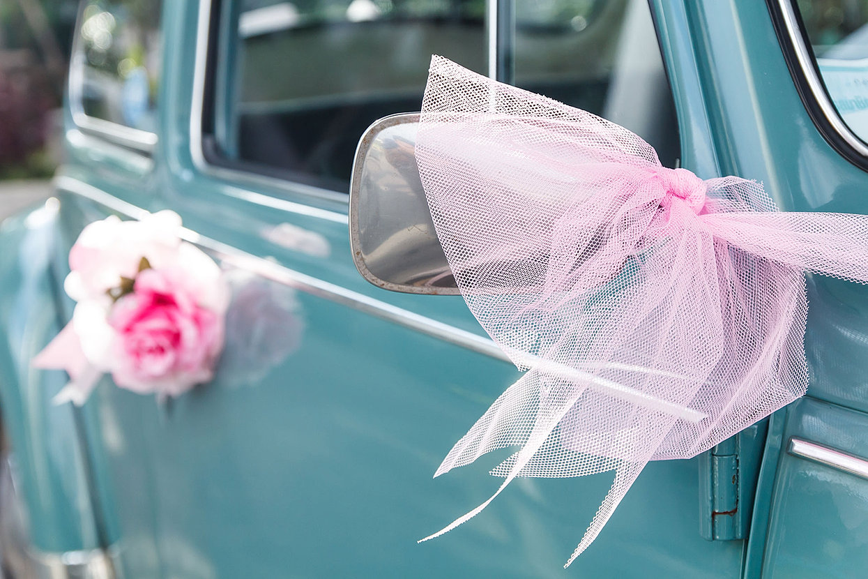 Image result for VINTAGE PINK BRIDE IN CAR