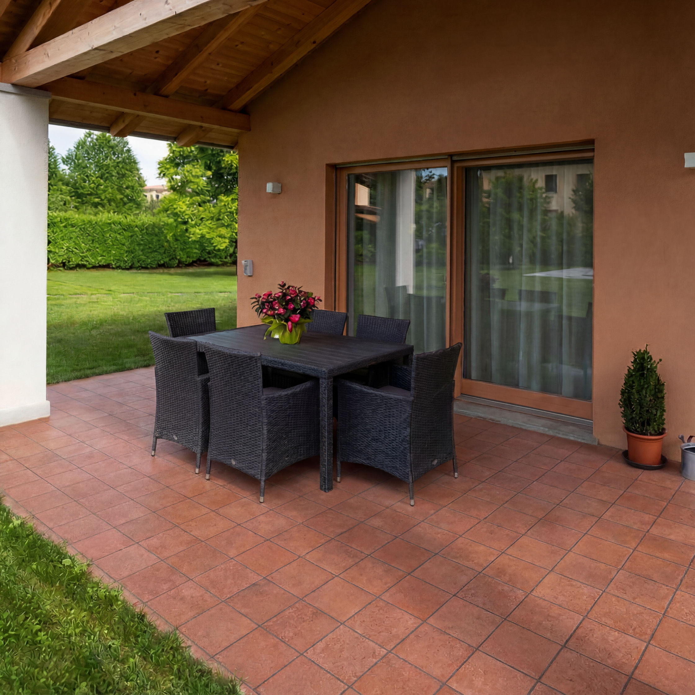Ambientazione piastrella gres porcellanato Appennino 32,5x32,5 - Bronze