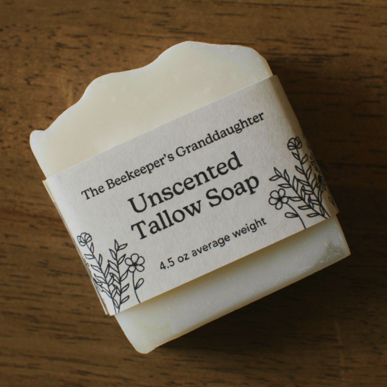 Unscented Tallow Soap