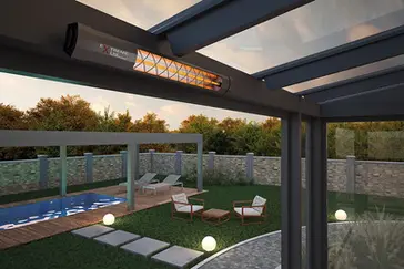 Heizstrahler Terrasse