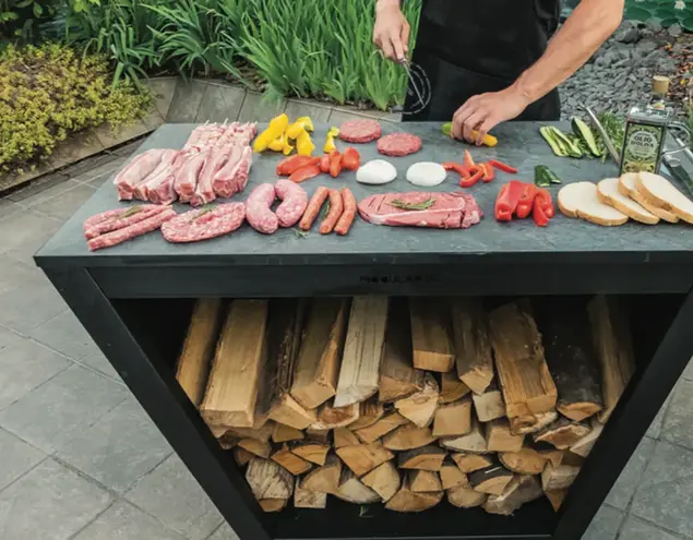 Kochen in der Outdoor Küche