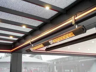 Heizstrahler Terrasse
