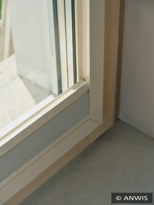 Plissees nach Maß, Detailansicht