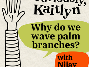Why do we wave palm branches?