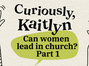 Can women lead in church? Part 1