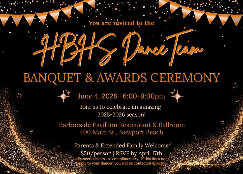 2025-2026 HBHS Dance Team Banquet