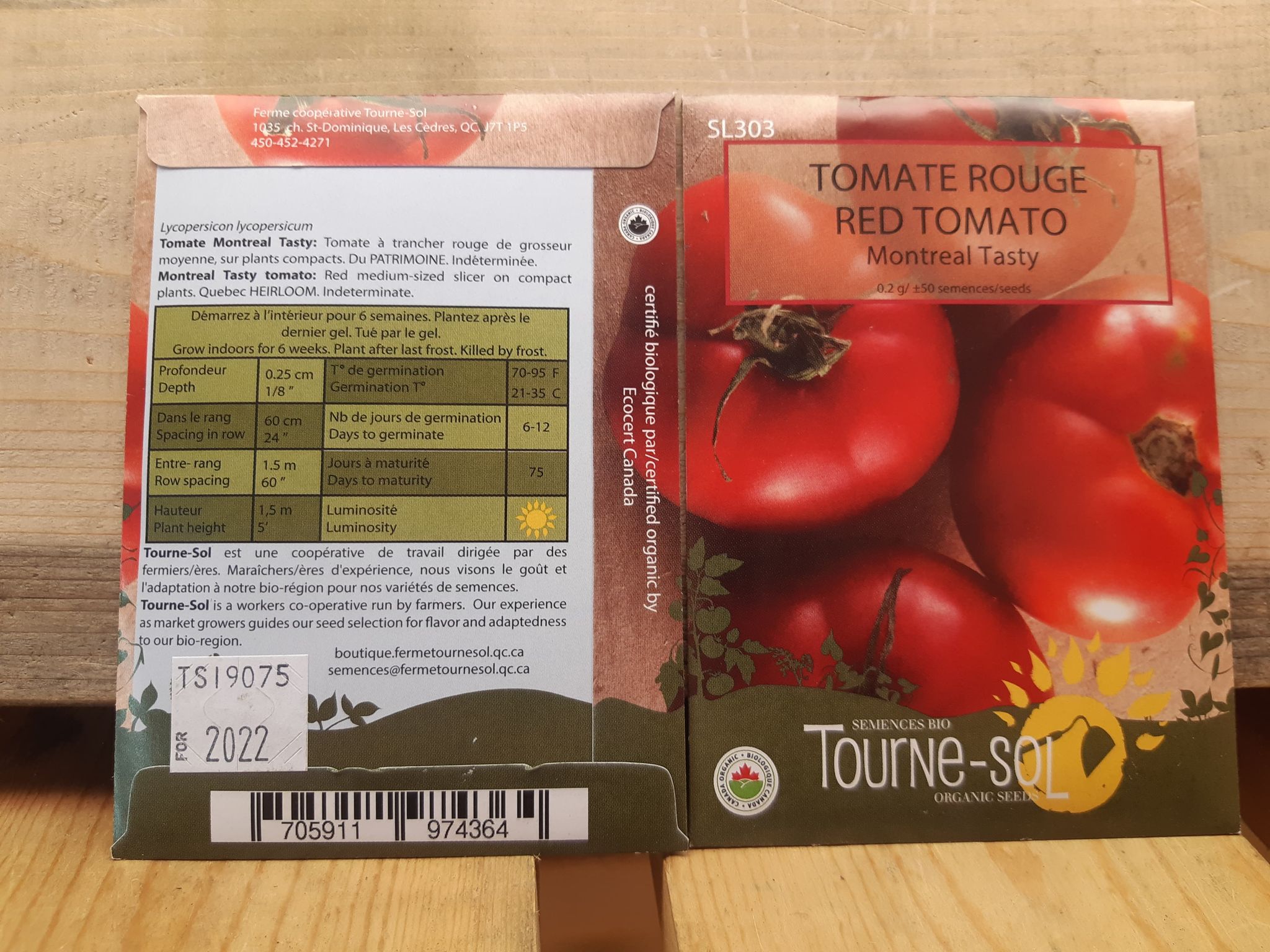 Tomate rouge Montreal Tasty