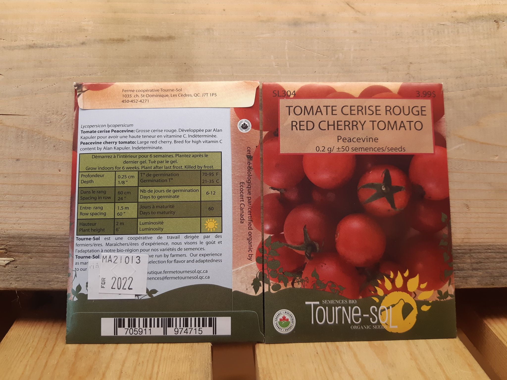 Tomate cerise peacevine