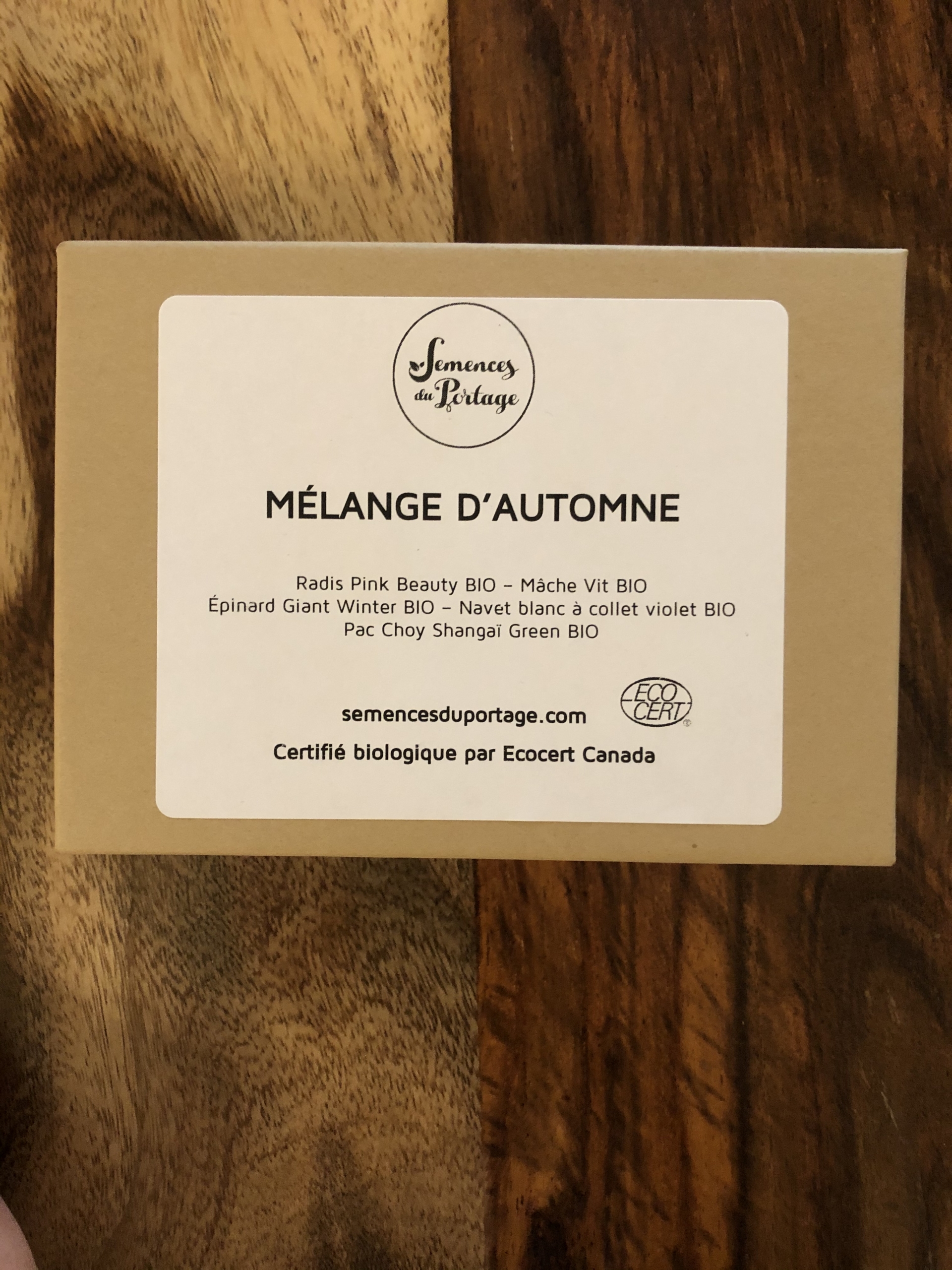 Mélange premier jardin