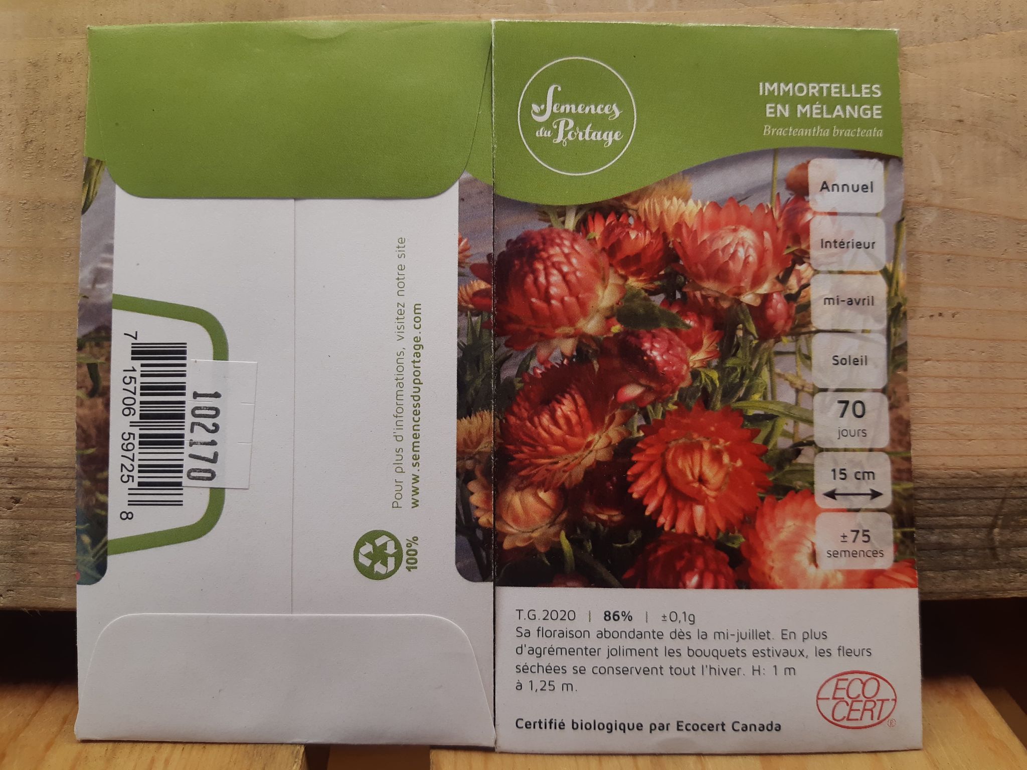 Immortelles Mélange Bio