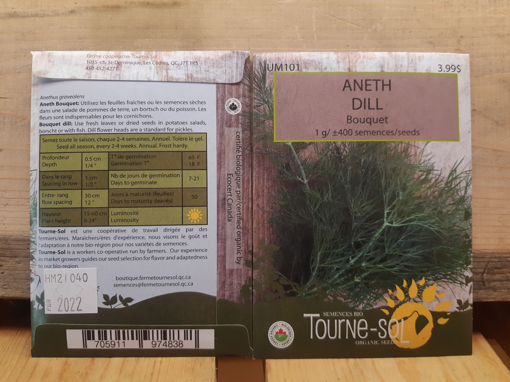 Fines herbes Aneth Bouquet