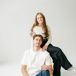 couple studio photoshoot
