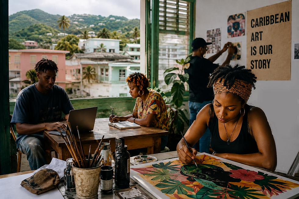 Waarom de toekomst van Caribische kunst thuis moet worden opgebouwd