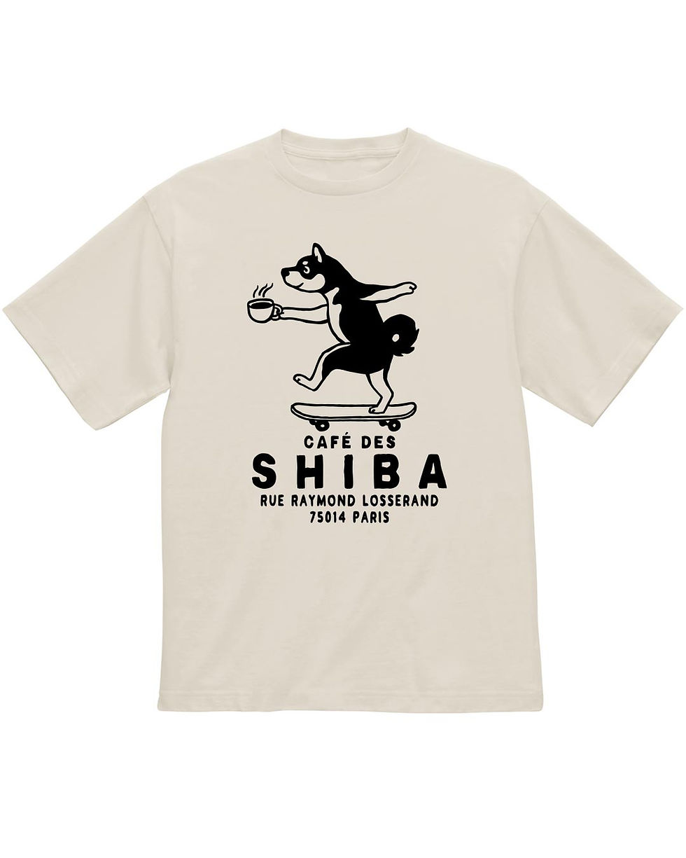 サムネイル： Cafe Des SHIBA BLACK T Shirts