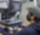 Quality Assurance inspector measuring surgical tools