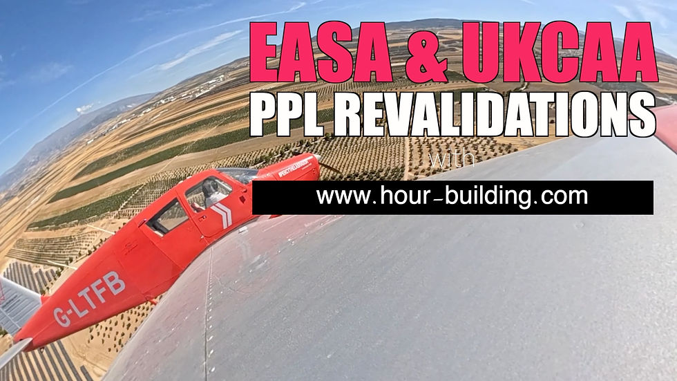 SEP revalidation and hour building in Spain for PPL pilots