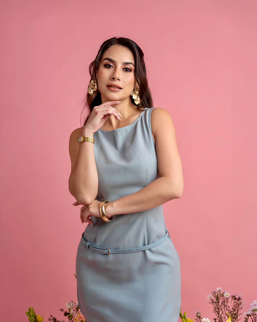 Miniatura: Vestido Emily Light Blue