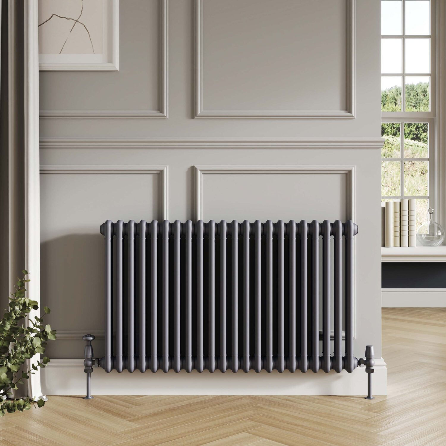 Castelle - 3 Column Radiator 600 x 830mm Anthracite