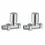 Thumbnail: Modern Chrome Round Radiator Valves Straight