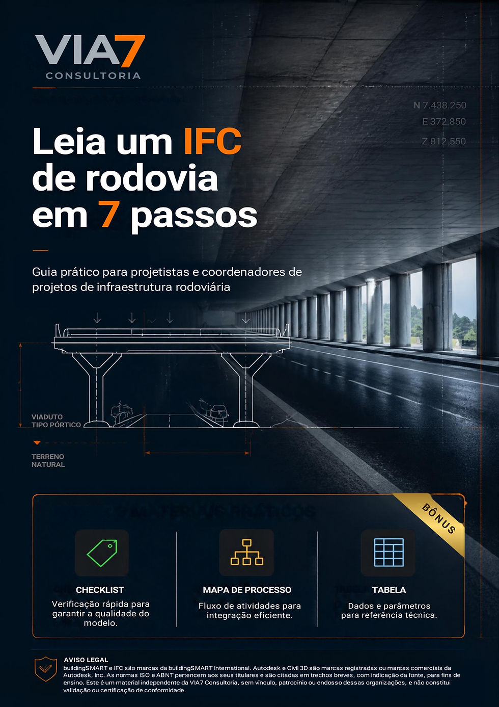 Miniatura: Leia um IFC de rodovia em 7 passos 