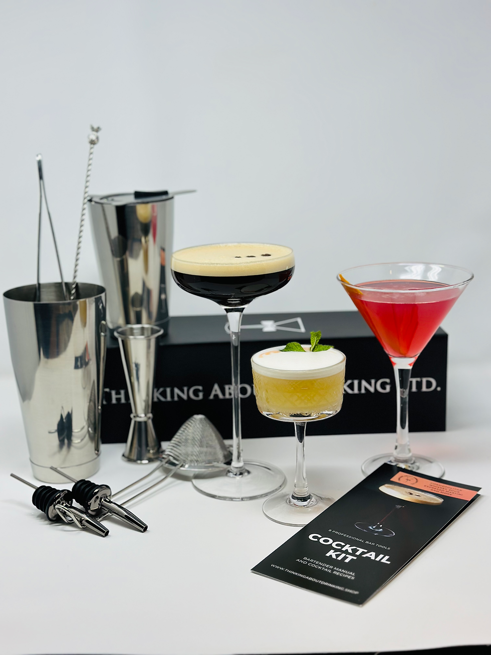 Thumbnail: COCKTAIL KIT ROSE GOLD - COSMOPOLITAN - WHISKEY SOUR - ESPRESSO MARTINI