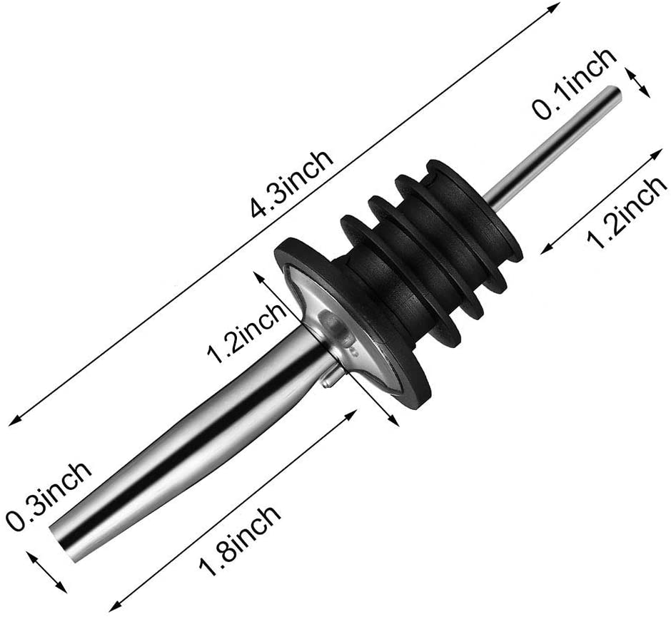 Thumbnail: PACK of 12 x POUR SPOUTS WITH DUST CAP