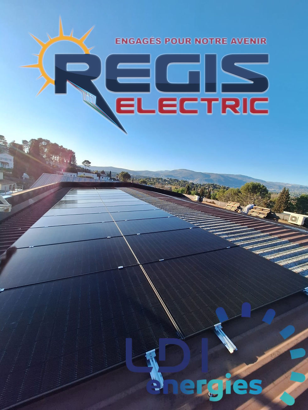 Installation photovoltaïque sur bac acier