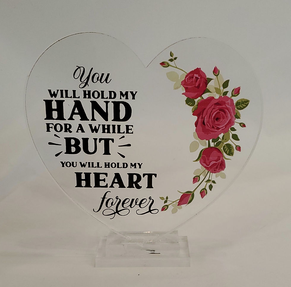 Miniatura: Acrylic Hearts