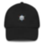 3D cube cap, black