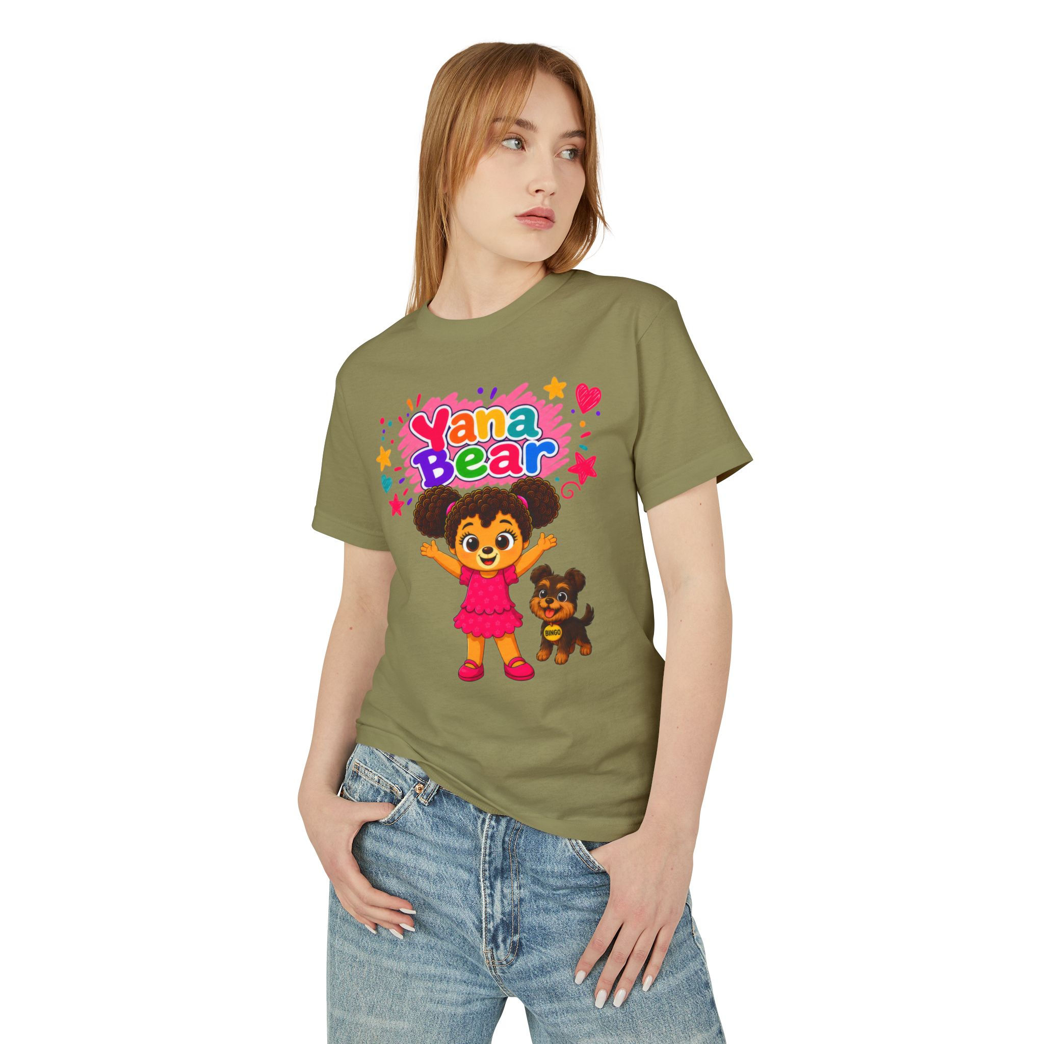 Cotton Graphic Tee - Cute Cartoon Design, Kids Apparel, Birthday Gift, Fun Wear