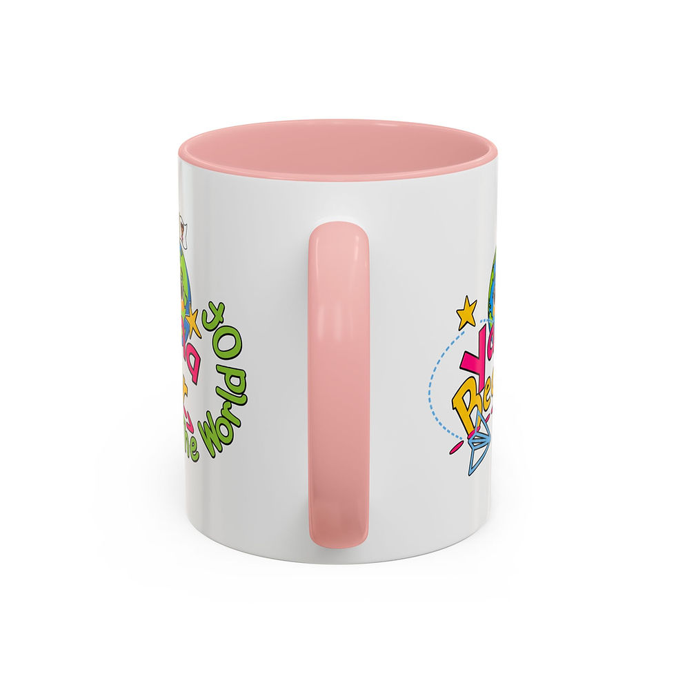 Thumbnail: Yana Bear Kids Coffee Mug — Cute Cartoon Character Accent Mug (11/15oz)