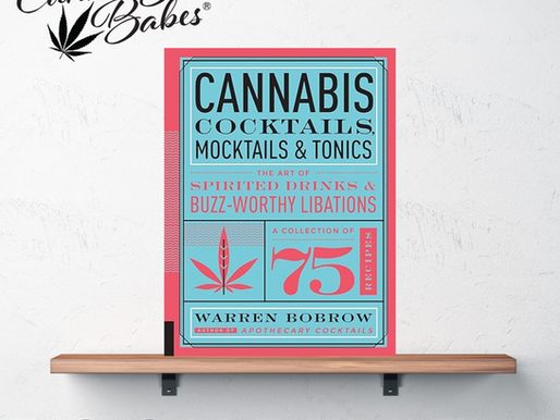Cover of Cannabis Cocktails, Mocktails & Tonics by Warren Bobrow, featuring colorful infused drinks and elegant glassware